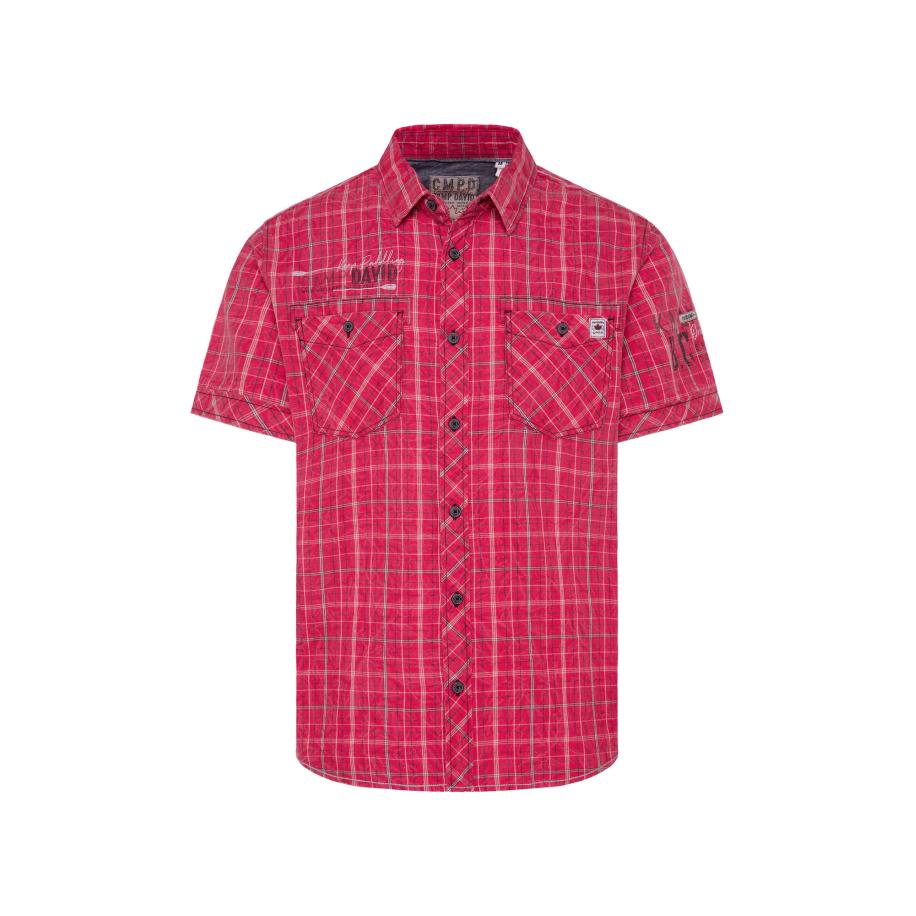 Camp David CAMP DAVID Overhemd beige / rood -