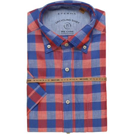 ETERNA Linnen Overhemd, Ruit