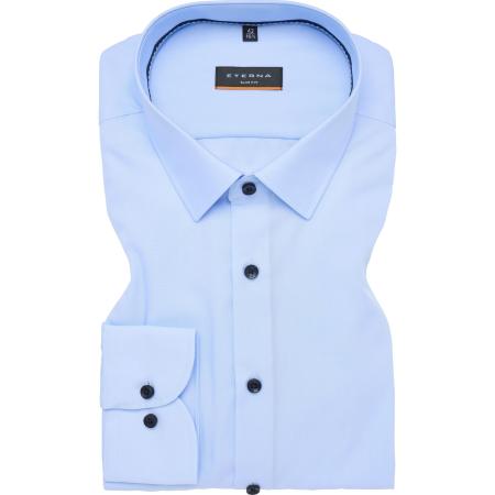 ETERNA Overhemd ML6 (vanaf 68 CM) hemelsblauw