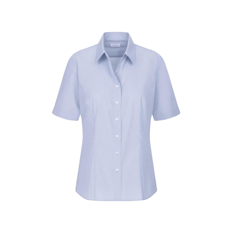 Seidensticker SEIDENSTICKER Blouse Schwarze Rose lichtblauw -