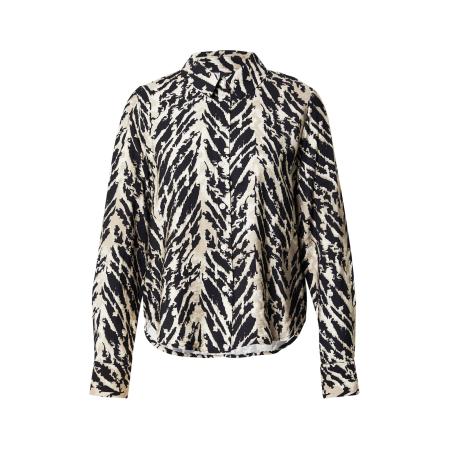 Vero Moda VERO MODA Blouse taupe / zwart / wit