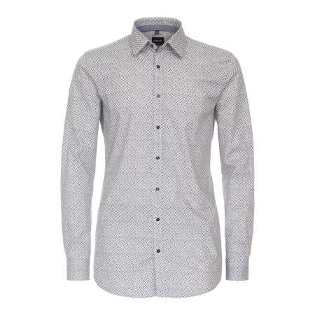 Venti Overhemd bruin, Bedrukt