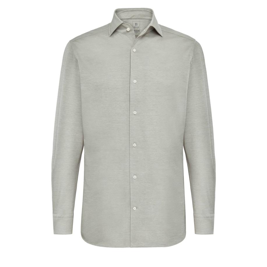 Boggi Milano Overhemd pastelgroen Groen