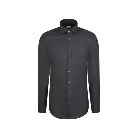 Seidensticker SEIDENSTICKER Zakelijk overhemd Schwarze Rose grijs gemêleerd