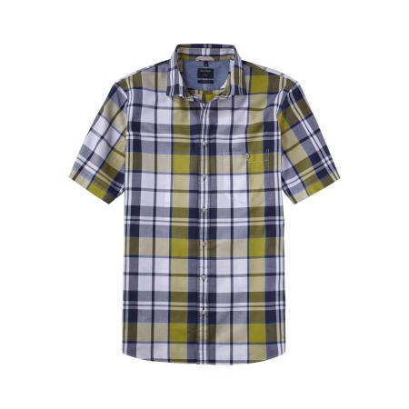 OLYMP Casual Overhemd Korte mouw groen