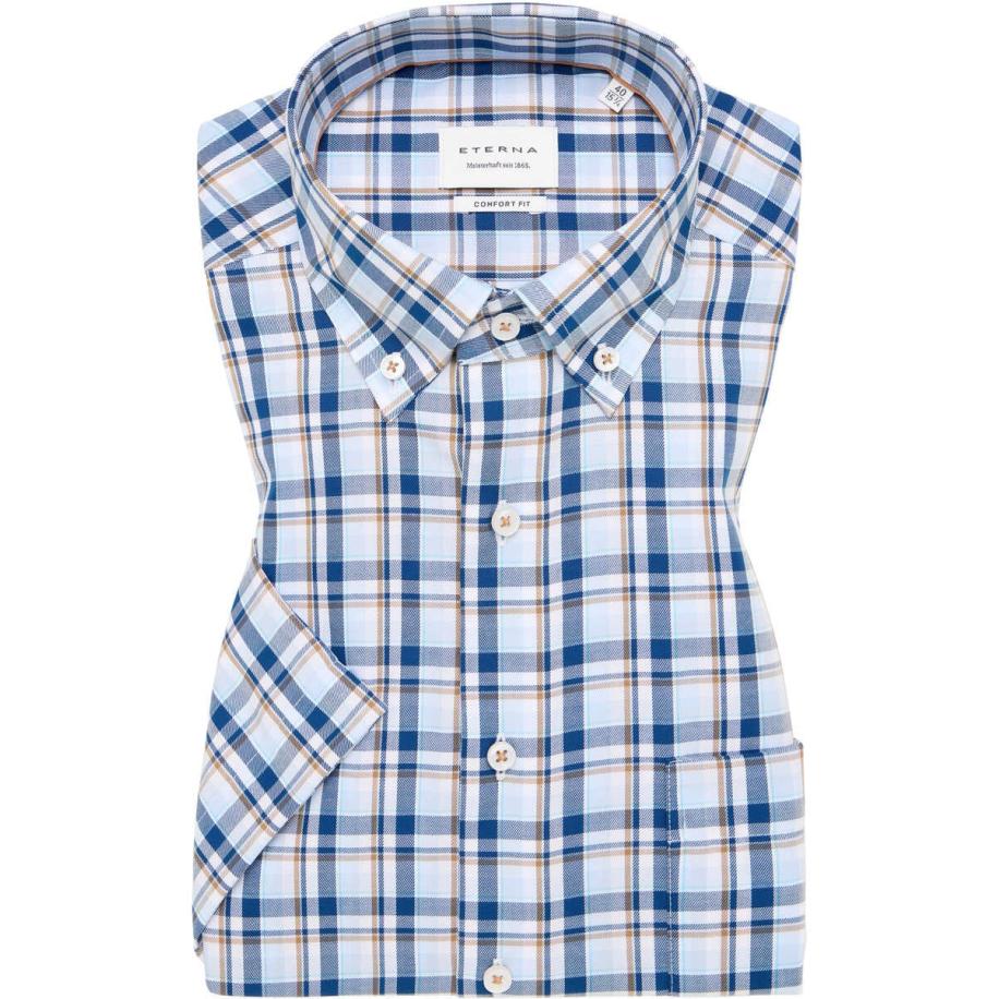 ETERNA Overhemd Korte mouw Multicolor