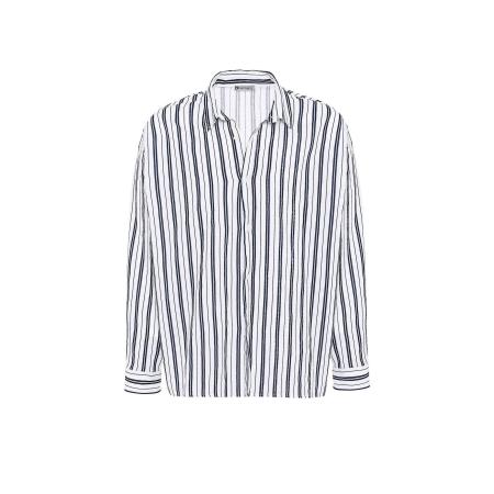 Dandalo Dandalo Overhemd navy / wit