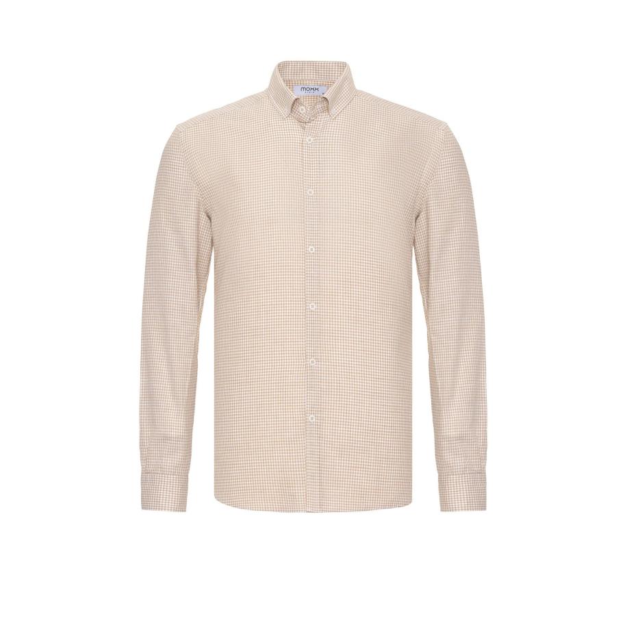 Moxx Paris Moxx Paris Overhemd bruin / wit -