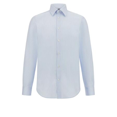 Boggi Milano Boggi Milano Overhemd lichtblauw / wit