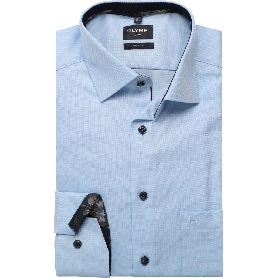 OLYMP Luxor Overhemd Extra kort (ML5) blauw Blauw