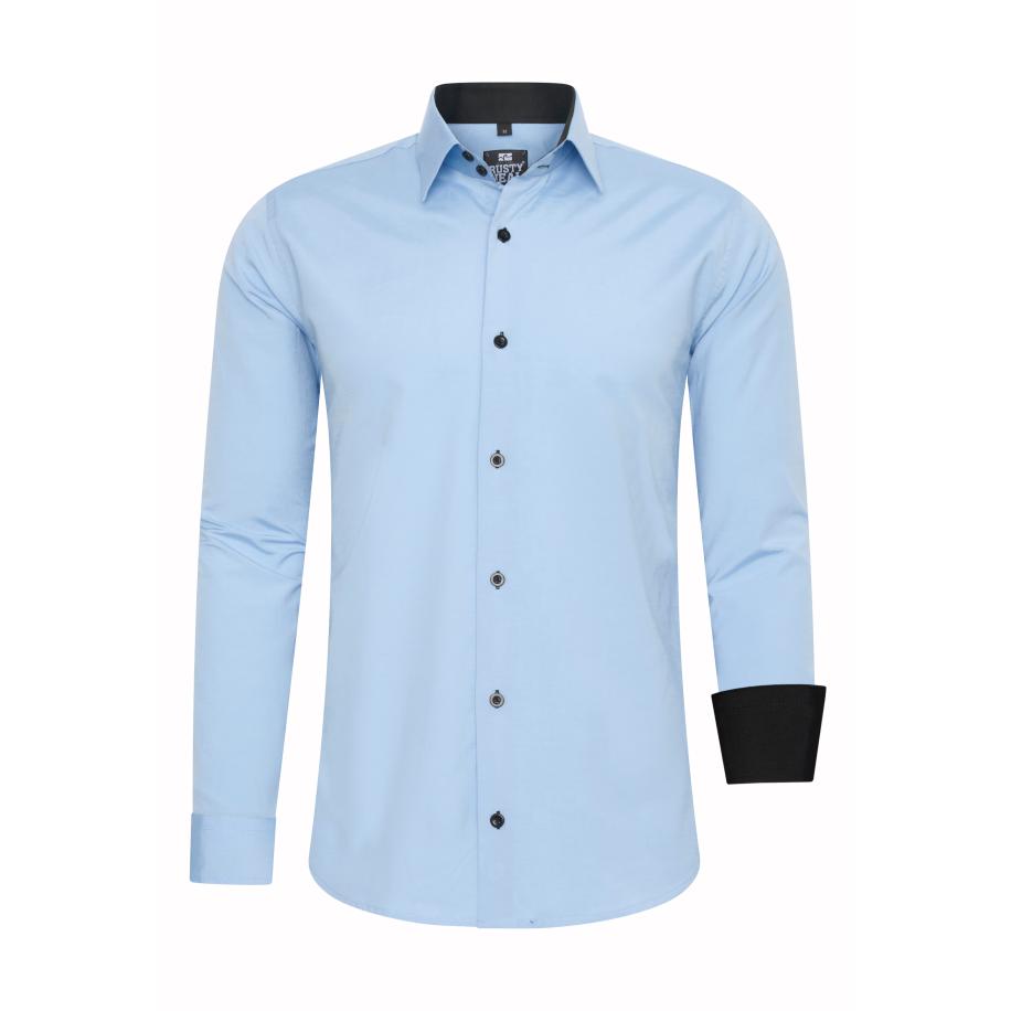 Rusty Neal Rusty Neal Overhemd lichtblauw -