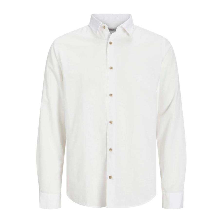 JJ Rebel JJ Rebel Overhemd JREBMOSS wit -
