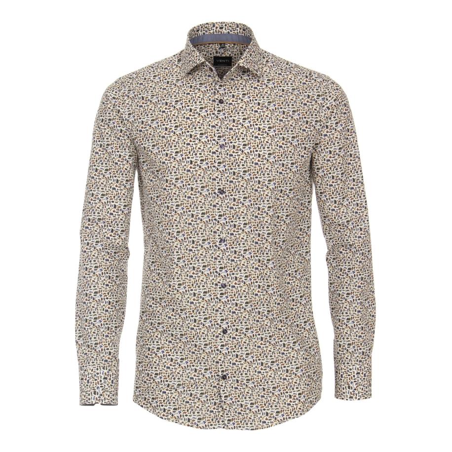 Venti Overhemd ML7 (72CM+) bruin Bruin