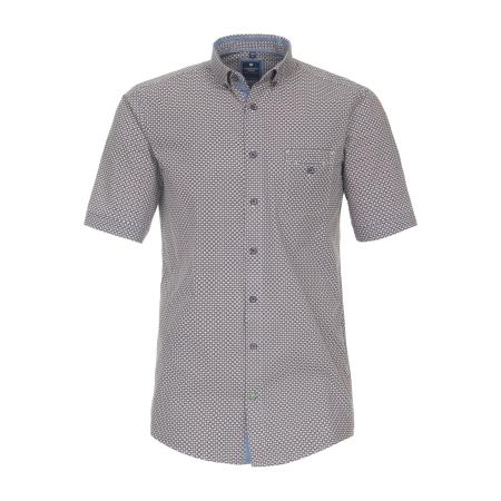 Redmond Casual Overhemd Korte mouw rood