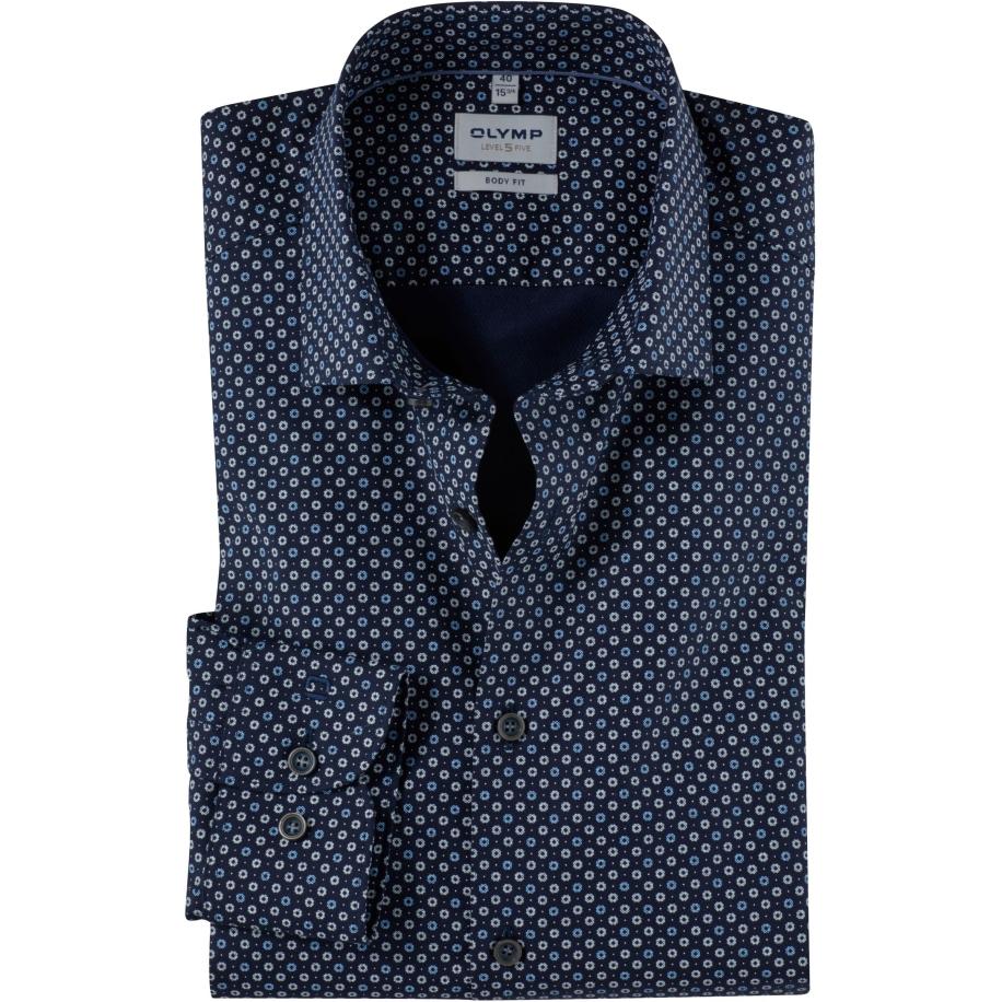 OLYMP Level Five Overhemd ML6 (vanaf 68 CM) marine Blauw