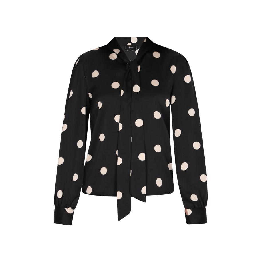 Faina faina Blouse lichtbeige / zwart -