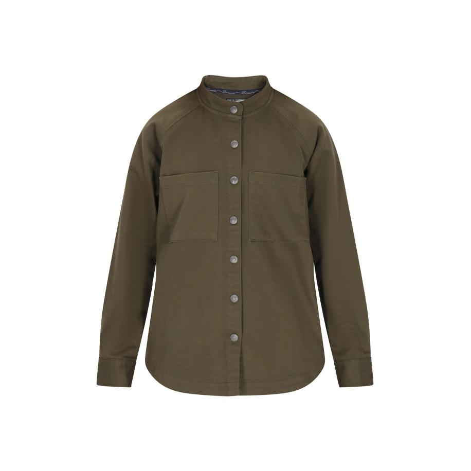 DreiMaster DreiMaster Vintage Blouse donkergroen -