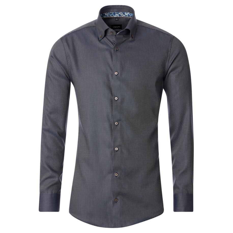 Venti Overhemd ML7 (72CM+) bruin Bruin