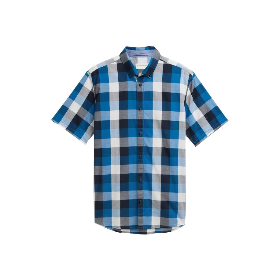 Tom Tailor TOM TAILOR Overhemd blauw / navy / grijs / wit -