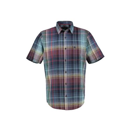 Lerros LERROS Overhemd navy / geel / riet / rood