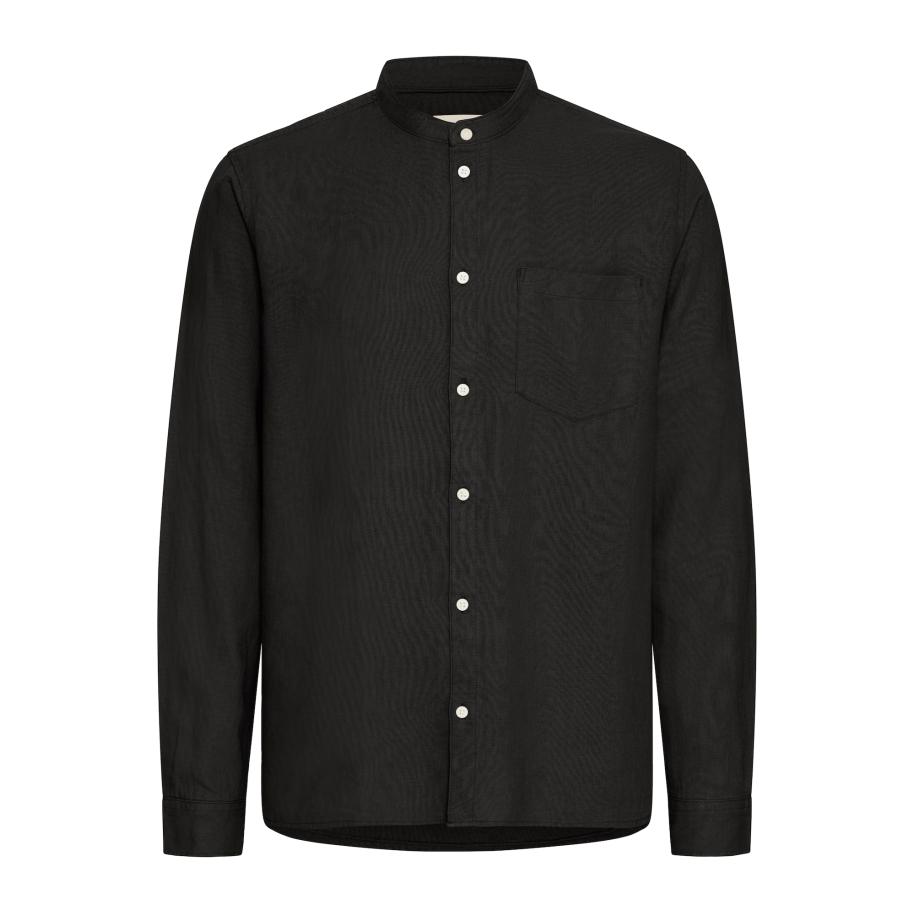 Solid !Solid Overhemd SDALLAN CHINA SH zwart -