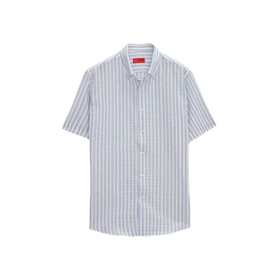 D’S Damat D’S Damat Overhemd beige / hemelsblauw -