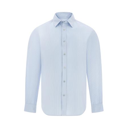 Boggi Milano Boggi Milano Overhemd B Sustainable lichtblauw / wit