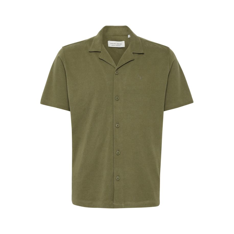 Casual Friday Casual Friday Overhemd CFHOLGER donkergroen Multicolor