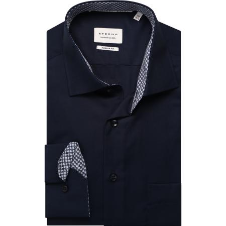 ETERNA Overhemd ML6 (vanaf 68 CM) marineblauw