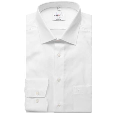Marvelis Overhemd wit, Faux-uni