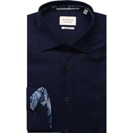 ETERNA Overhemd ML6 (vanaf 68 CM) marine