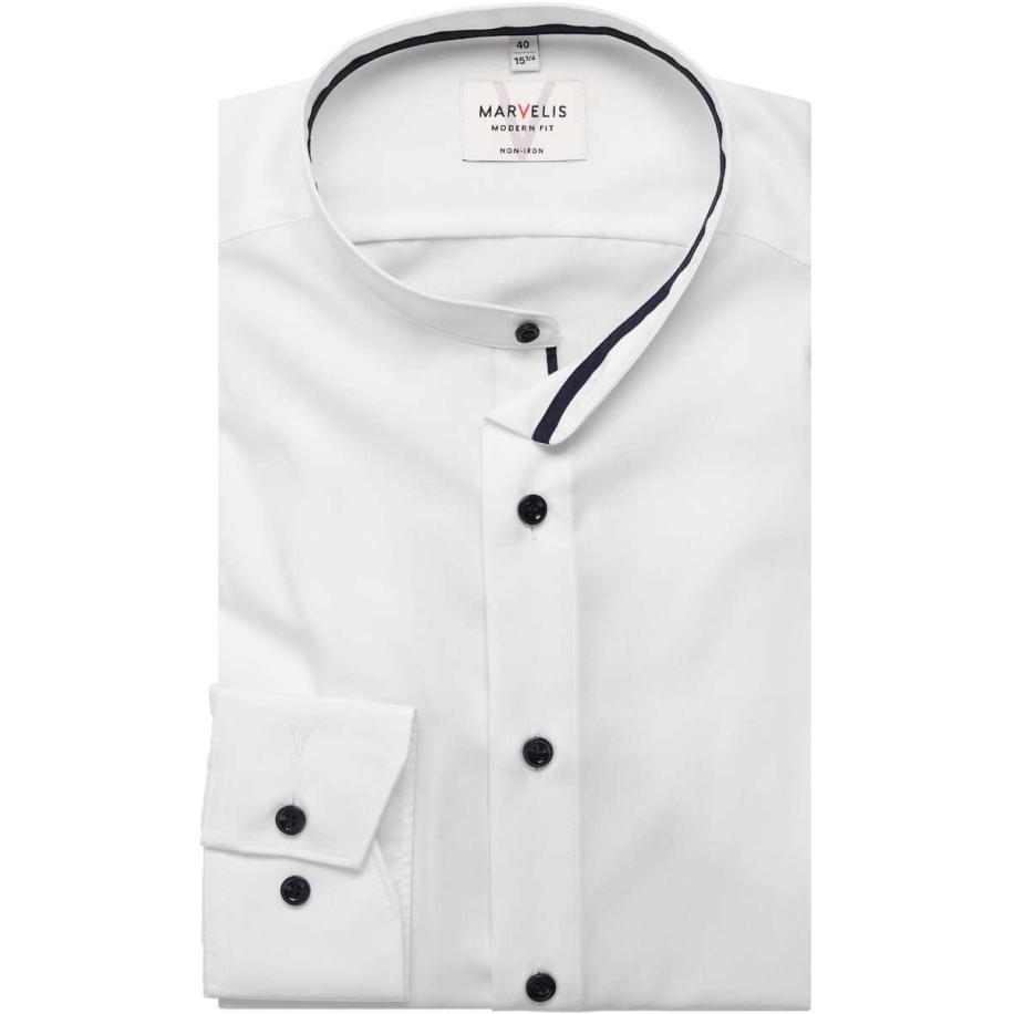 Marvelis Overhemd wit, Effen Wit
