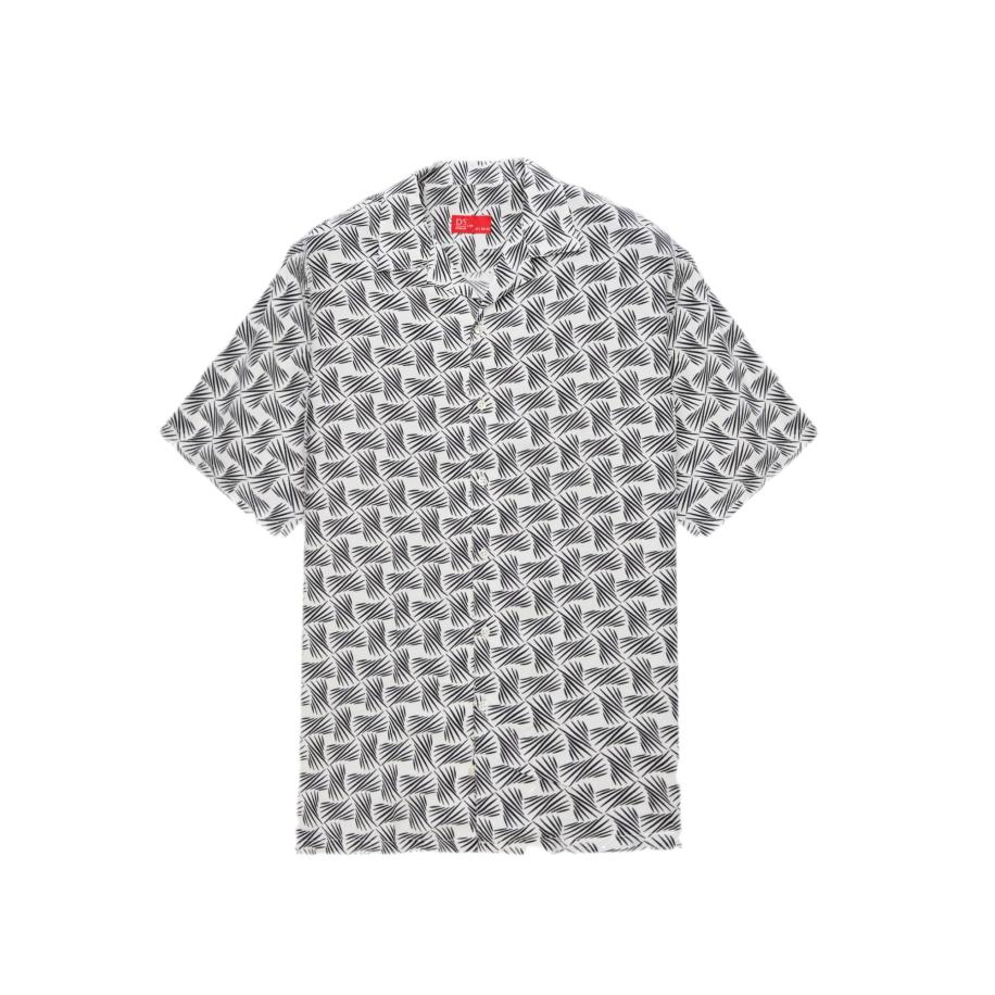 D’S Damat D’S Damat Overhemd zwart / wit -