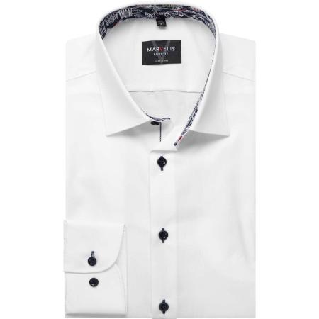 Marvelis Overhemd wit, Effen