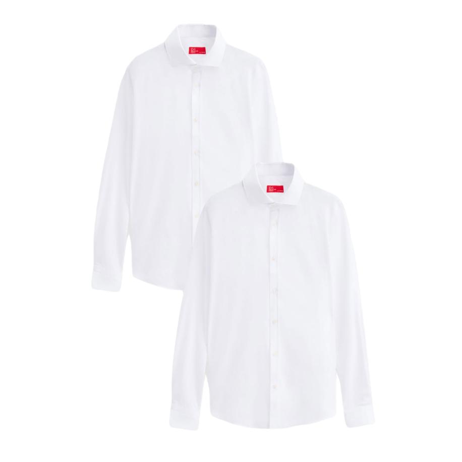 D’S Damat D’S Damat Zakelijk overhemd wit -