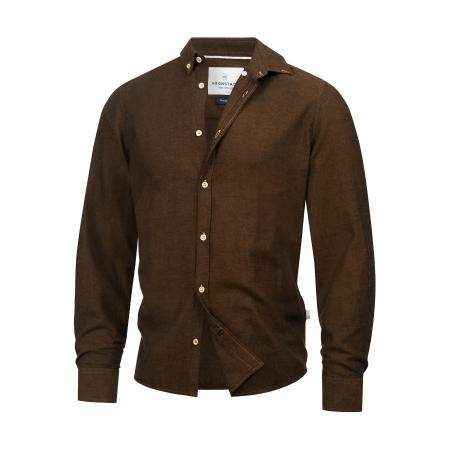 Kronstadt Kronstadt Overhemd Johan Diego bruin