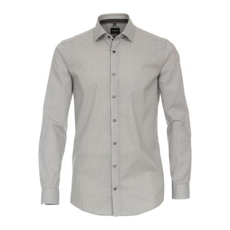 Venti Overhemd grijs, Bedrukt
