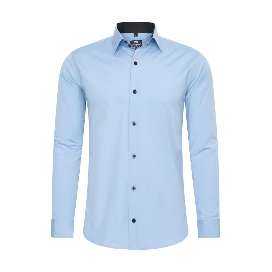 Rusty Neal Rusty Neal Overhemd lichtblauw -