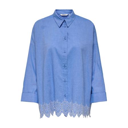 Only ONLY Blouse ONLGRACES TULUM blauw denim