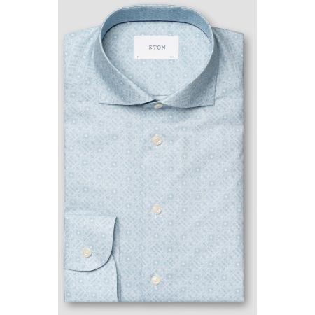 ETON Overhemd blauw, Motief