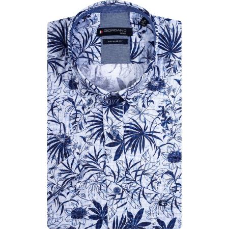 Giordano Overhemd Korte mouw blauw