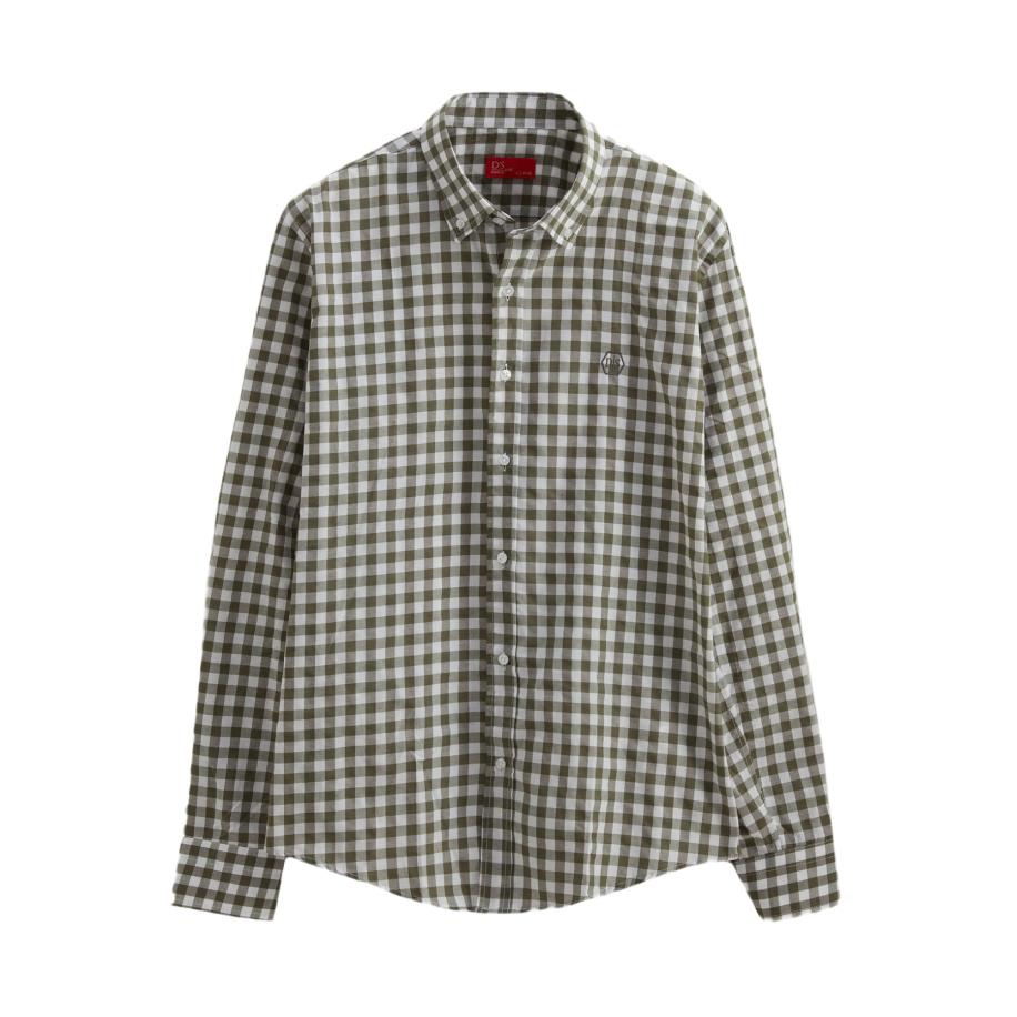 D’S Damat D’S Damat Overhemd grijs / kaki -