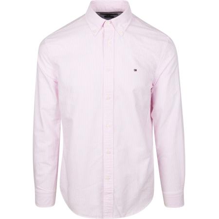 Tommy Hilfiger Oxford Overhemd Streep Roze