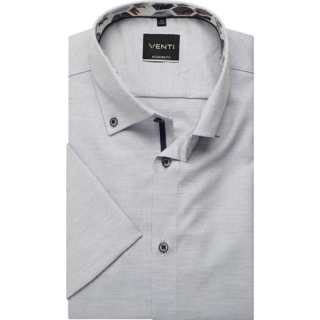 Venti Overhemd Korte mouw blauw