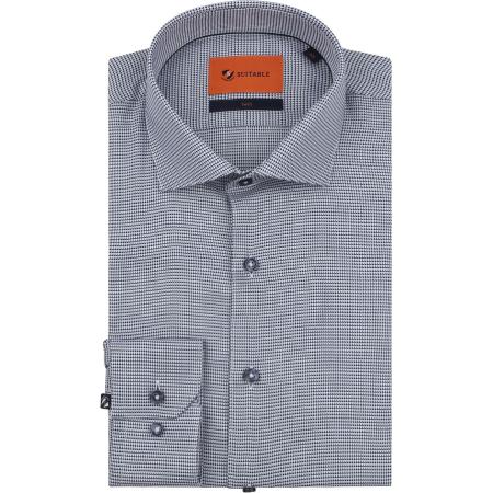 Suitable Overhemd Triangle Navy