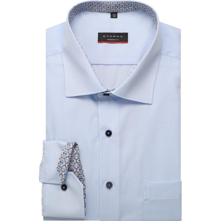 ETERNA Overhemd ML6 (vanaf 68 CM) hemelsblauw Blauw