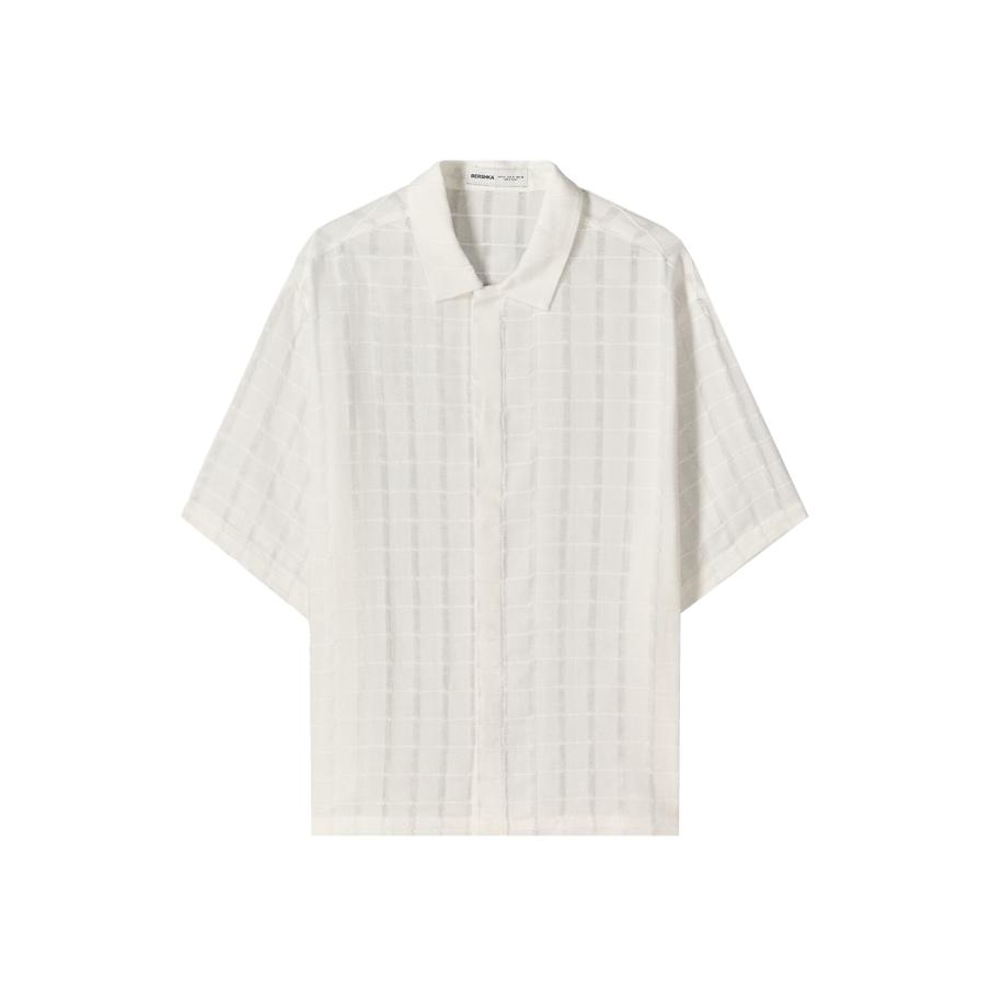 Bershka Bershka Overhemd wit -