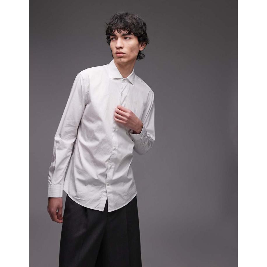 Mango - Overhemd van Egyptisch katoen in wit Wit