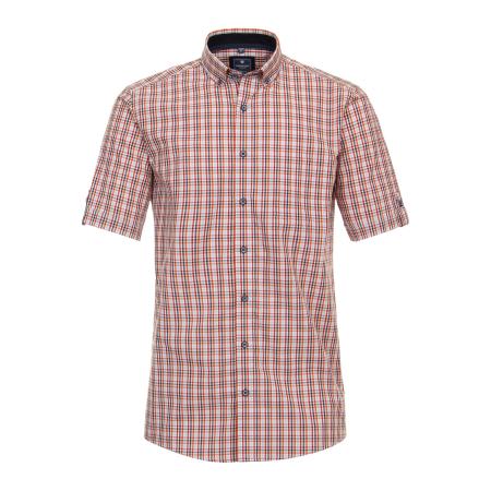 Redmond Casual Overhemd Korte mouw rood
