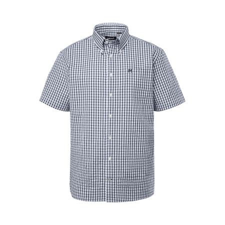 men plus Men Plus Overhemd navy / natuurwit